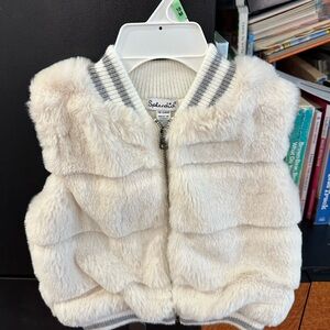 Splendid Faux Fur Vest 18-24 months new